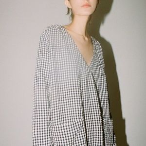 SULTAN WASH Shirt Dress Gingham Cotton - Magda Vichy - Made in France